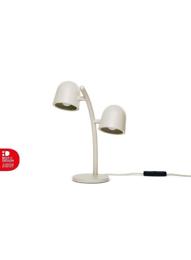 Fatboy Little Lebow Table Lamp (H 42 cm) - Bone | Dimmable Warm White 2700K, Rotatable Lampshades, Adjustable Brightness, Indoor Use, Powder-Coated Steel & Aluminum, Designed by Kranen/Gille - Image 3